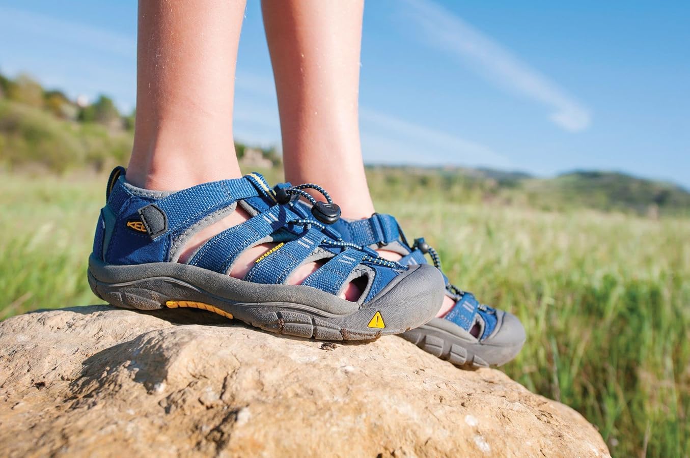 KEEN Big Kid's Seacamp 2 CNX Closed Toe Sandal, Blue Depths